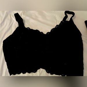 Cosabella Curvy Bra Black Lace unwired unpadded